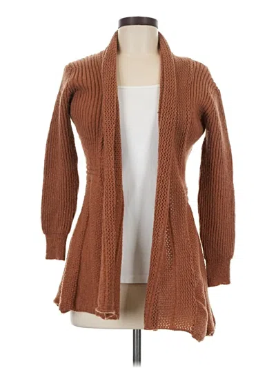 Pre-owned Unbranded Cardigan Sweater In Brown