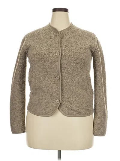 Pre-owned Unbranded Cardigan Sweater In Brown