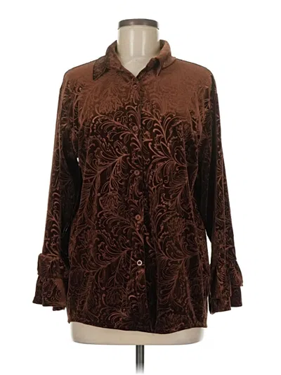 Pre-owned Unbranded Cardigan Sweater In Brown