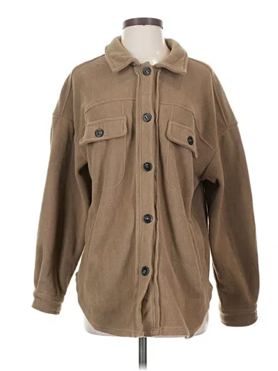 Pre-owned Unbranded Cardigan Sweater In Brown