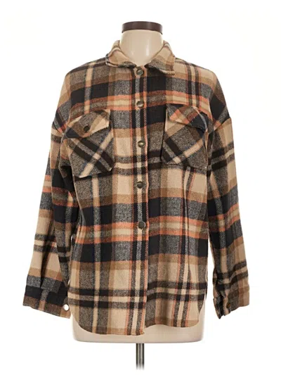 Pre-owned Unbranded Cardigan Sweater In Brown