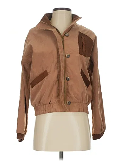 Pre-owned Unbranded Cardigan Sweater In Brown