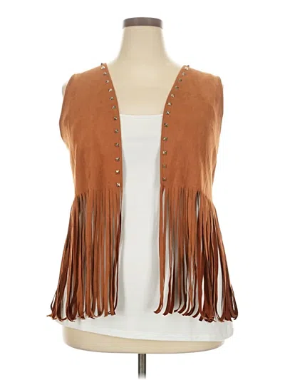 Pre-owned Unbranded Cardigan Sweater In Brown