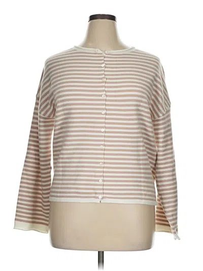 Pre-owned Unbranded Cardigan Sweater In Brown