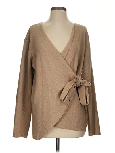 Pre-owned Unbranded Cardigan Sweater In Brown