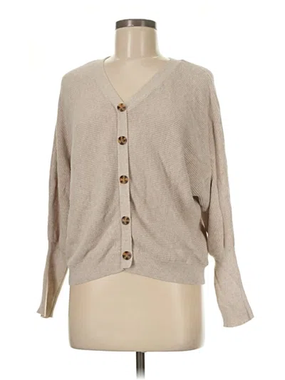 Pre-owned Unbranded Cardigan Sweater In Brown