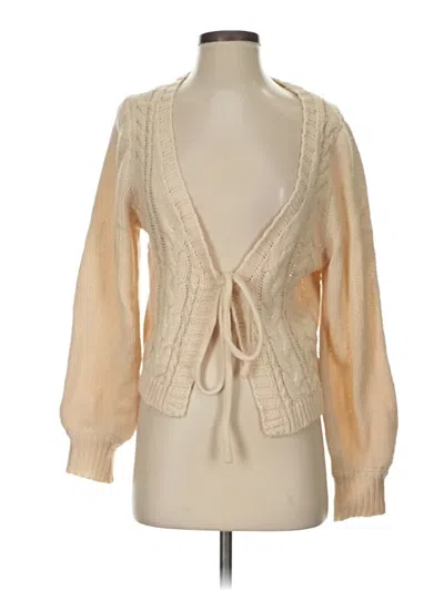 Pre-owned Unbranded Cardigan Sweater In Brown