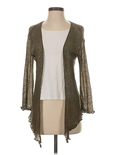Pre-owned Unbranded Cardigan Sweater In Brown