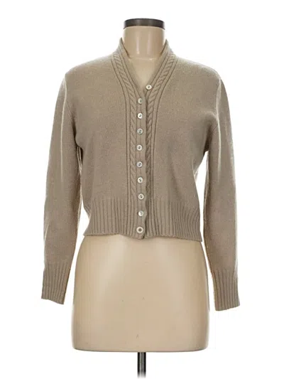 Pre-owned Unbranded Cardigan Sweater In Brown