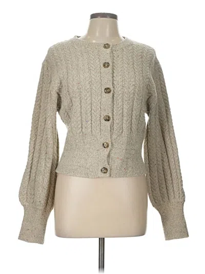 Pre-owned Unbranded Cardigan Sweater In Brown