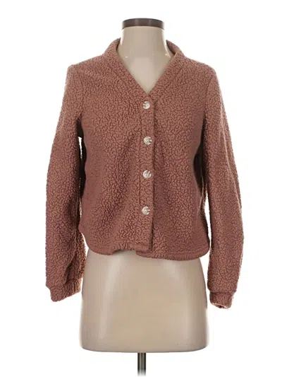 Pre-owned Unbranded Cardigan Sweater In Brown