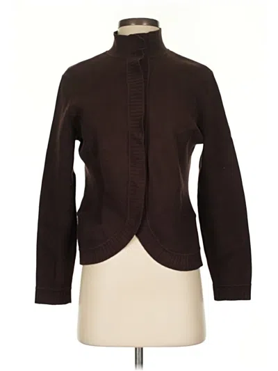 Pre-owned Unbranded Cardigan Sweater In Brown
