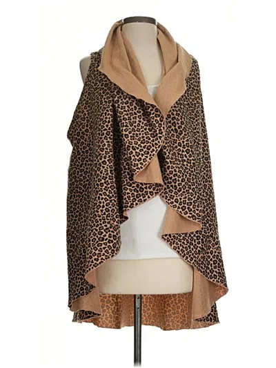 Pre-owned Unbranded Cardigan Sweater In Brown