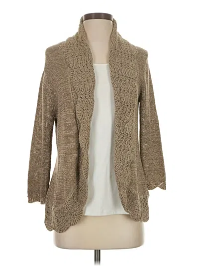 Pre-owned Unbranded Cardigan Sweater In Brown