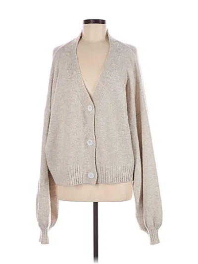 Pre-owned Unbranded Cardigan Sweater In Brown
