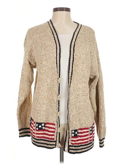 Pre-owned Unbranded Cardigan Sweater In Brown