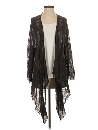 Pre-owned Unbranded Cardigan Sweater In Brown