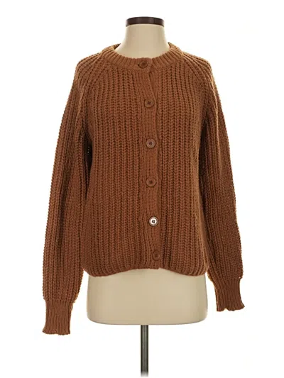 Unbranded Cardigan Sweater In Brown