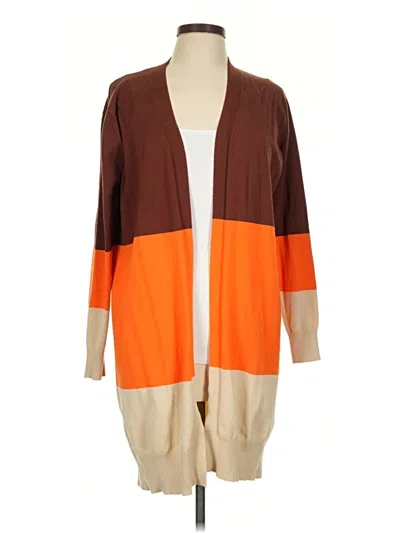 Pre-owned Unbranded Cardigan Sweater In Brown