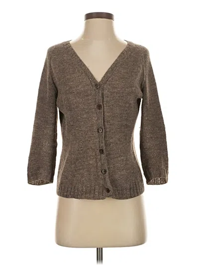 Pre-owned Unbranded Cardigan Sweater In Brown