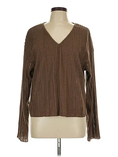 Pre-owned Unbranded Cardigan Sweater In Brown