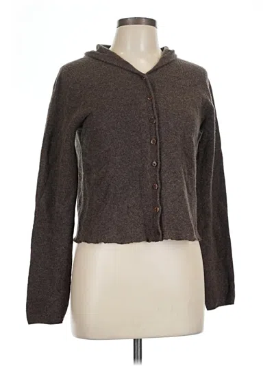 Pre-owned Unbranded Cardigan Sweater In Brown