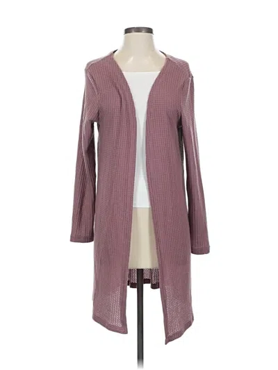 Pre-owned Unbranded Cardigan Sweater In Burgundy