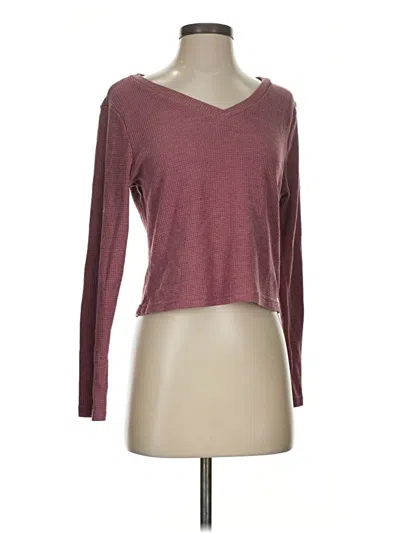 Pre-owned Unbranded Cardigan Sweater In Burgundy