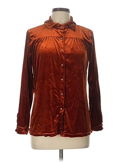 Pre-owned Unbranded Cardigan Sweater In Burgundy