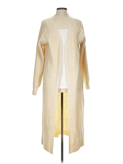 Pre-owned Unbranded Cardigan Sweater In Gold