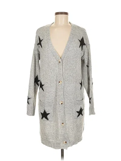 Pre-owned Unbranded Cardigan Sweater In Gray