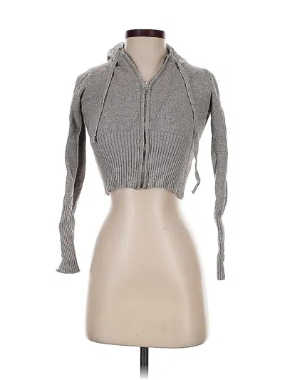 Pre-owned Unbranded Cardigan Sweater In Gray