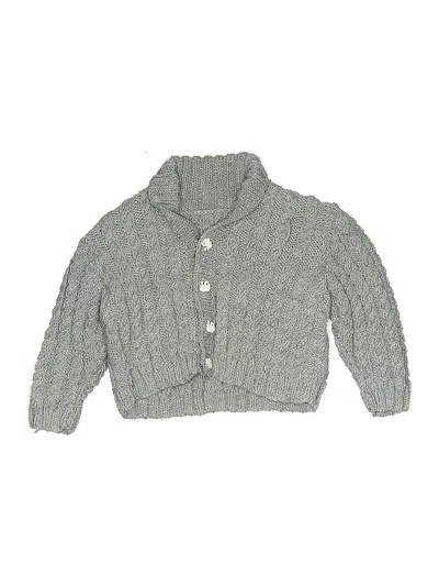 Pre-owned Unbranded Kids' Cardigan Sweater In Gray