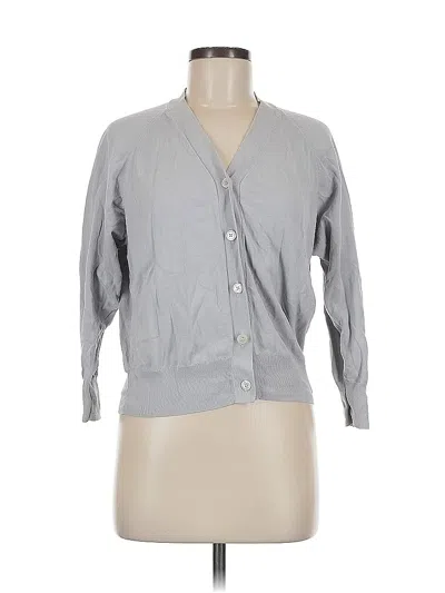 Pre-owned Unbranded Cardigan Sweater In Gray