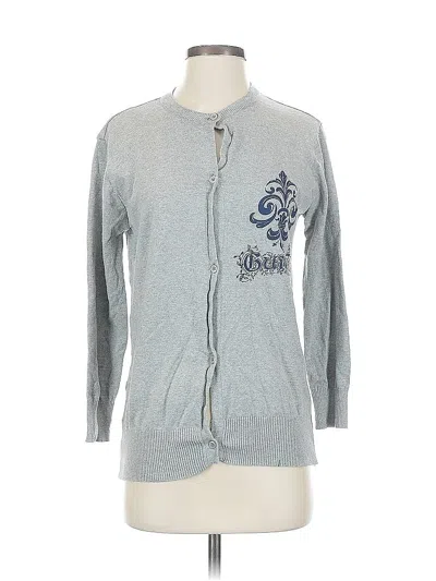 Pre-owned Unbranded Cardigan Sweater In Gray