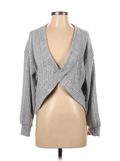 Pre-owned Unbranded Cardigan Sweater In Gray