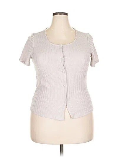 Pre-owned Unbranded Cardigan Sweater In Gray