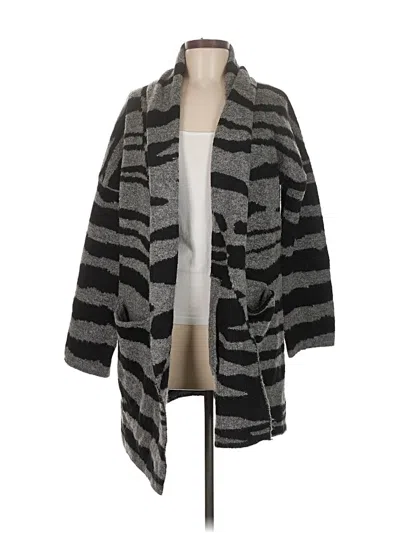 Pre-owned Unbranded Cardigan Sweater In Gray