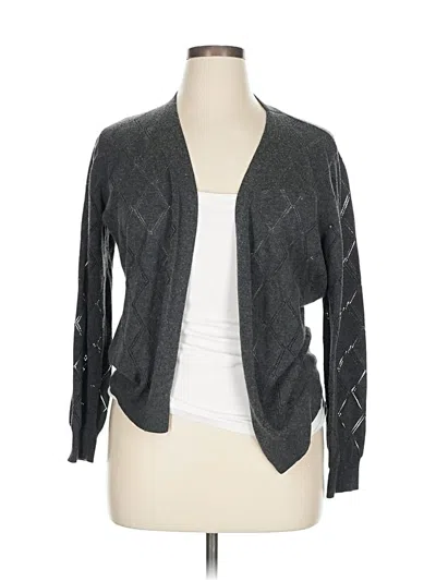 Pre-owned Unbranded Cardigan Sweater In Gray