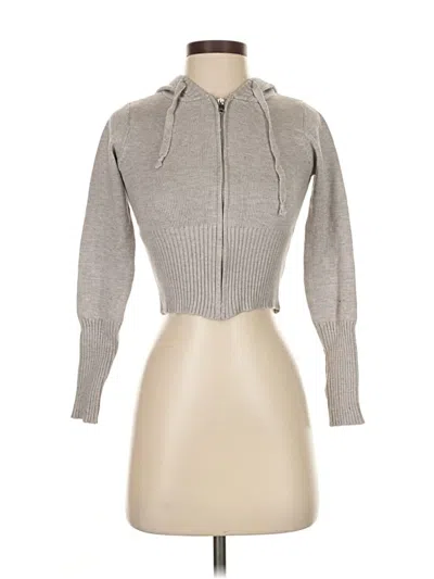 Pre-owned Unbranded Cardigan Sweater In Gray