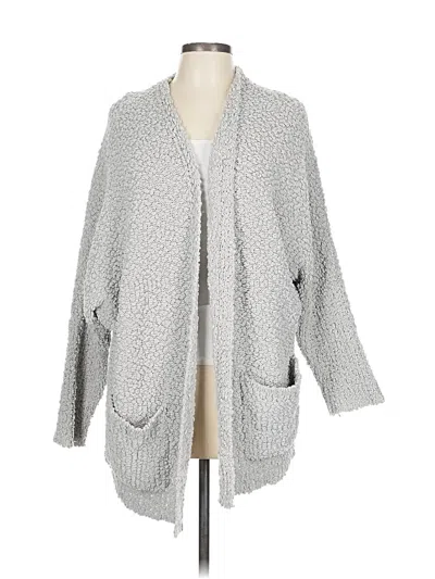Pre-owned Unbranded Cardigan Sweater In Gray