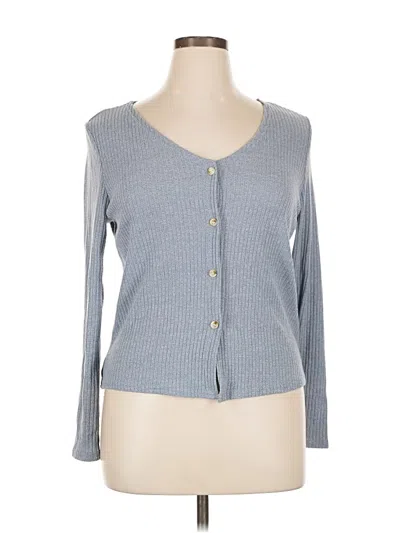 Pre-owned Unbranded Cardigan Sweater In Gray
