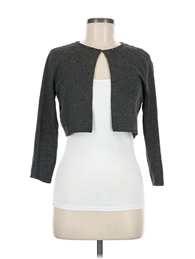 Pre-owned Unbranded Cardigan Sweater In Gray