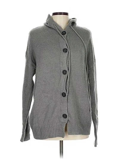 Pre-owned Unbranded Cardigan Sweater In Gray