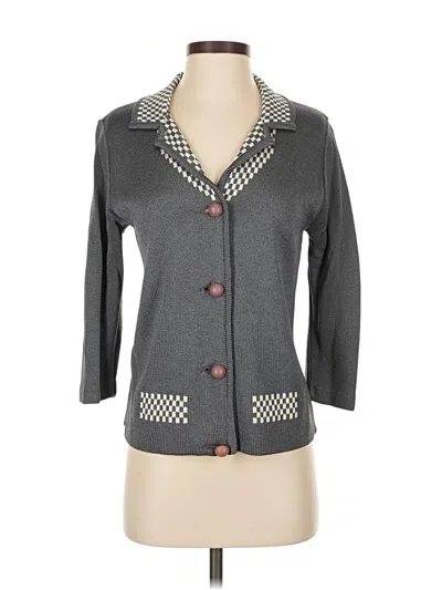 Pre-owned Unbranded Cardigan Sweater In Gray