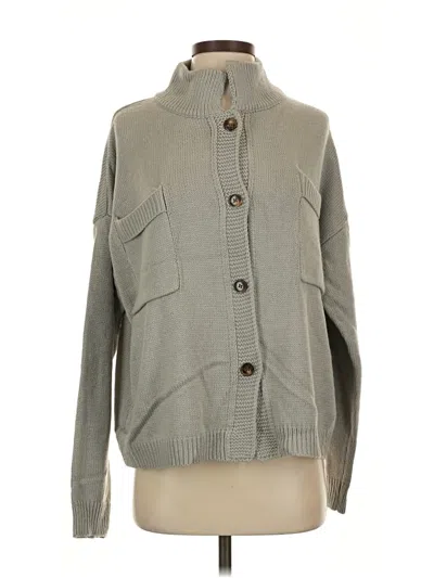 Pre-owned Unbranded Cardigan Sweater In Gray