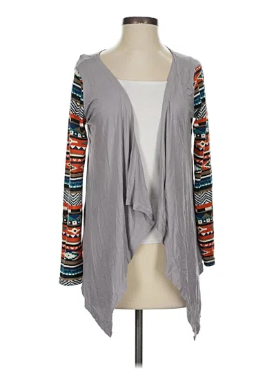 Pre-owned Unbranded Cardigan Sweater In Gray