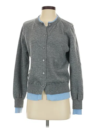 Pre-owned Unbranded Cardigan Sweater In Gray