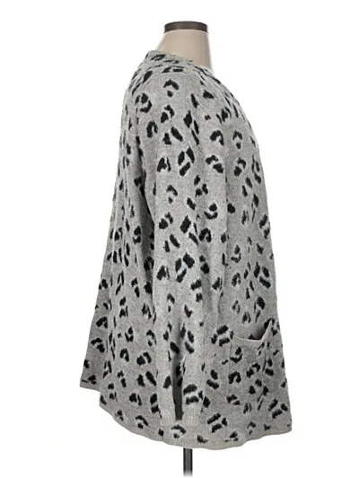 Pre-owned Unbranded Cardigan Sweater In Gray