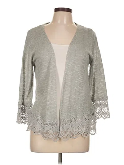 Pre-owned Unbranded Cardigan Sweater In Gray